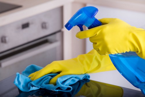 Illustration of cookie settings for a carpet cleaning website